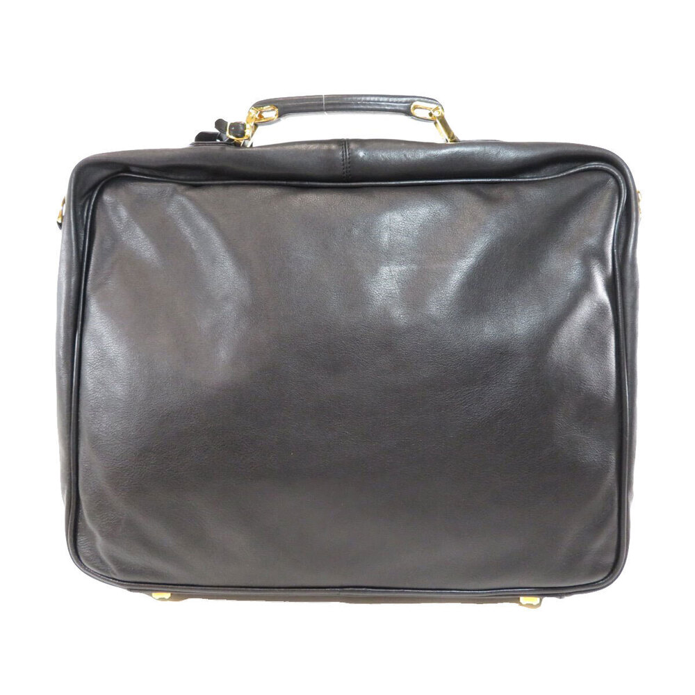 Loewe business bag leather Black